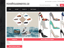 Tablet Screenshot of novelhousewares.ca